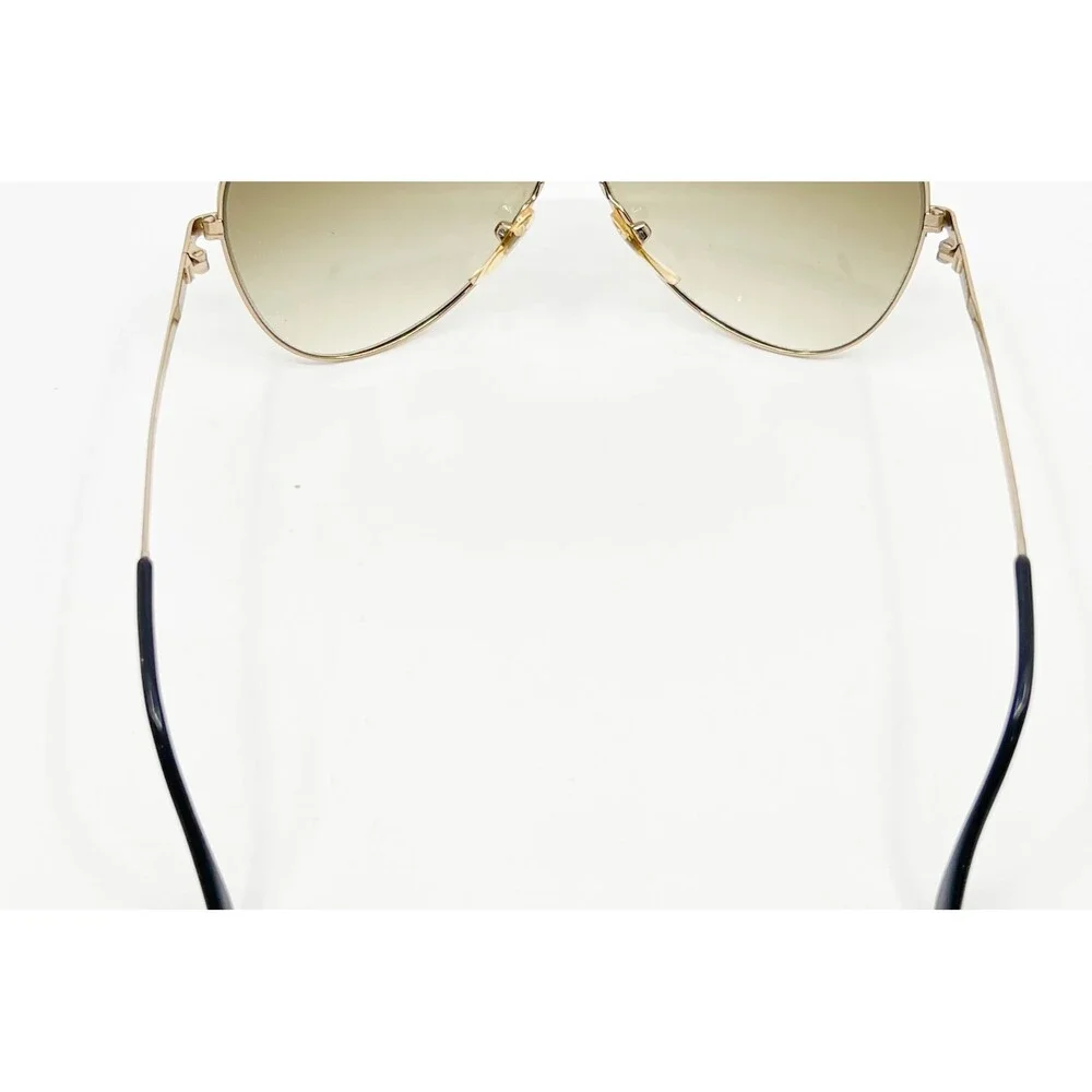 Safilo Airline 1 Sunglasses Mens Gold Aviator Italy Gradient Lens OS
